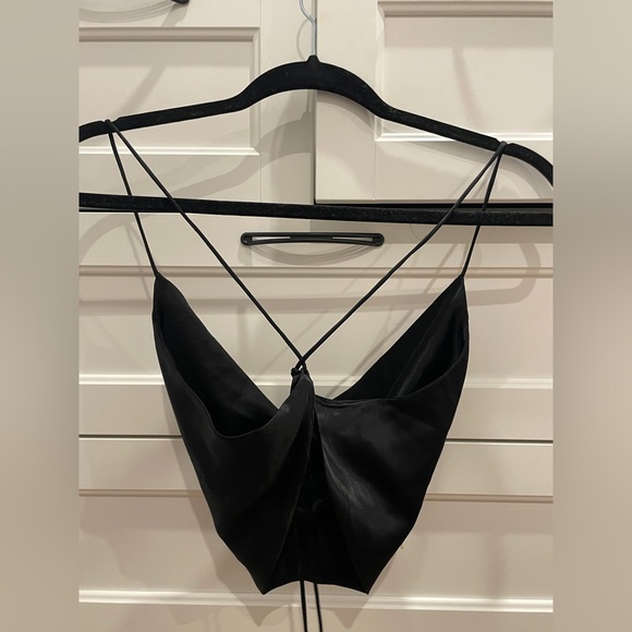 Zara silk backless top - Picture 2 of 5